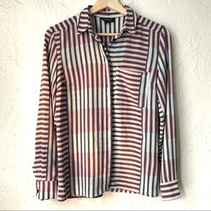 Topshop Striped Shirt